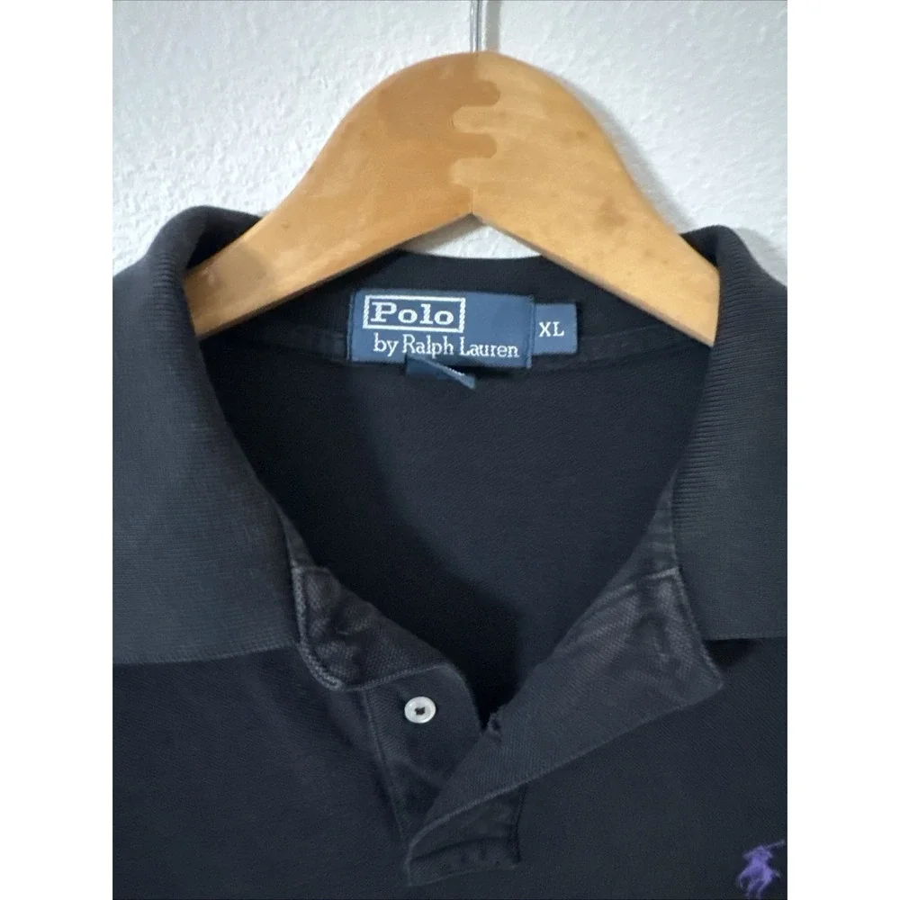 Lot of 3 Polo‎ Ralph Lauren Classic Fit Solid Short Sleeve Polo Shirts XL Cotton